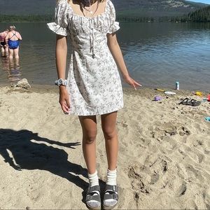 shoppellucid floral puff dress